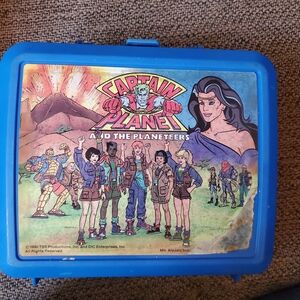 Thermos Captain Planet Blue Lunchbox